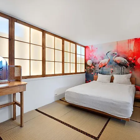 Japanese-inspired Hideaway In Calm, Cozy, And One Of A Kind Apartman