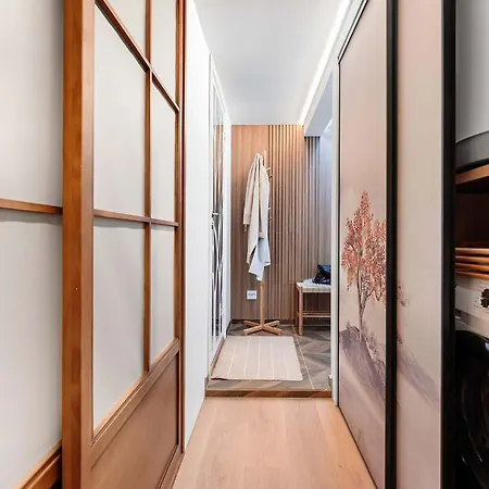 Japanese-inspired Hideaway In Calm, Cozy, And One Of A Kind Apartment